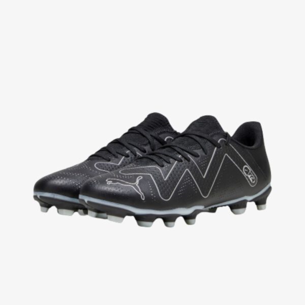 Afbeelding Puma Future play fg/ag voetbalschoenen uni zwart/zilver