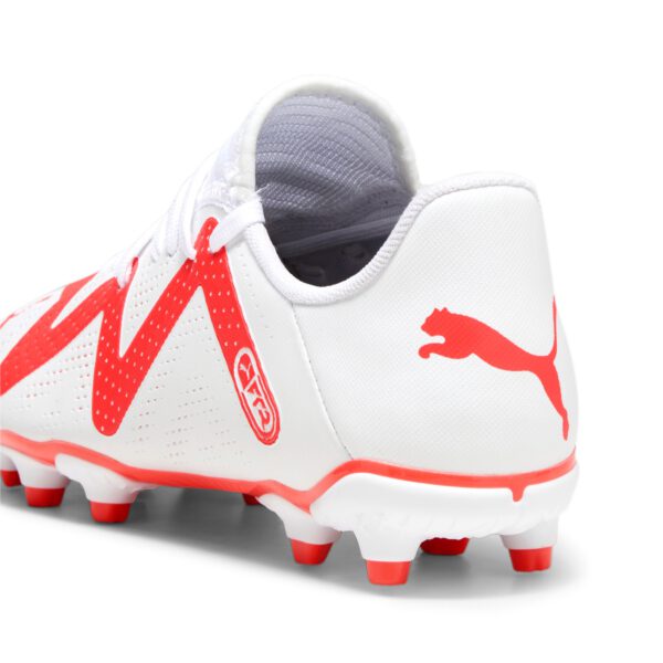 Afbeelding Puma future play FG/AG junior voetbalschoenen wit/rood