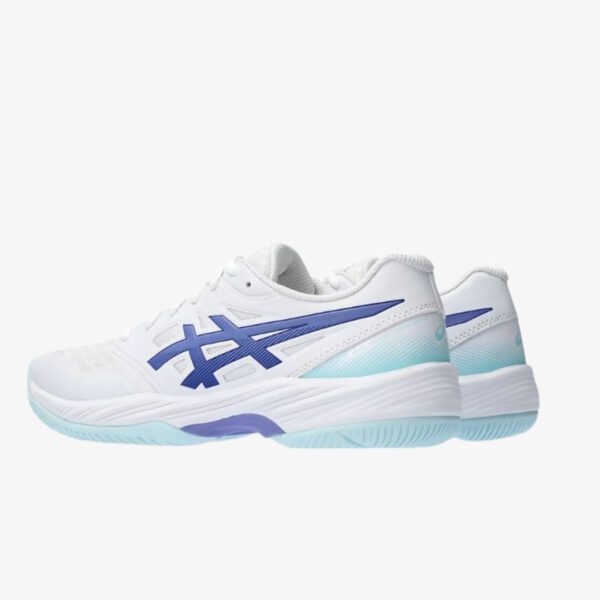 Afbeelding Asics Gel-court hunter 3 dames indoorschoen wit/blauw violet