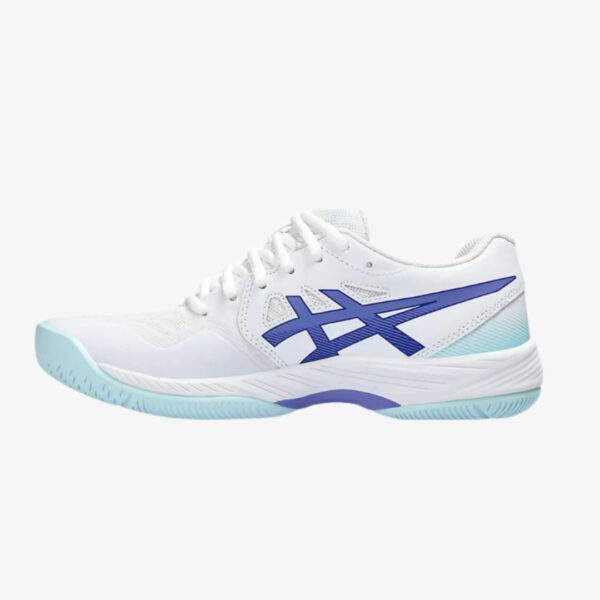 Afbeelding Asics Gel-court hunter 3 dames indoorschoen wit/blauw violet