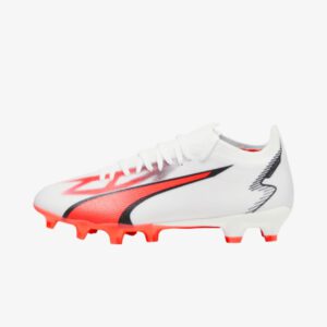 Afbeelding Puma Ultra Match fg/ag voetbalschoenen dames wit/roze