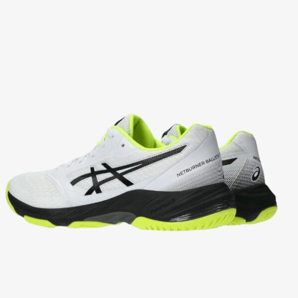 Afbeelding Asics netburner ballistic FF 3 indoorschoen heren wit/zwart