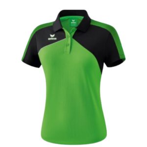 Afbeelding Erima Permium 2.0 poloshirt function kleur groen zwart wit