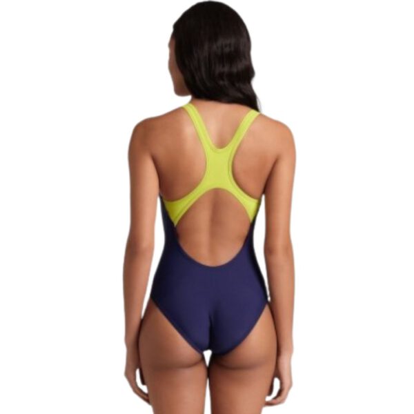 Afbeelding Arena splash point swim pro back badpak dames marine/zacht groen