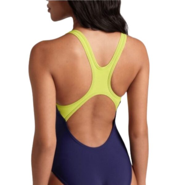 Afbeelding Arena splash point swim pro back badpak dames marine/zacht groen