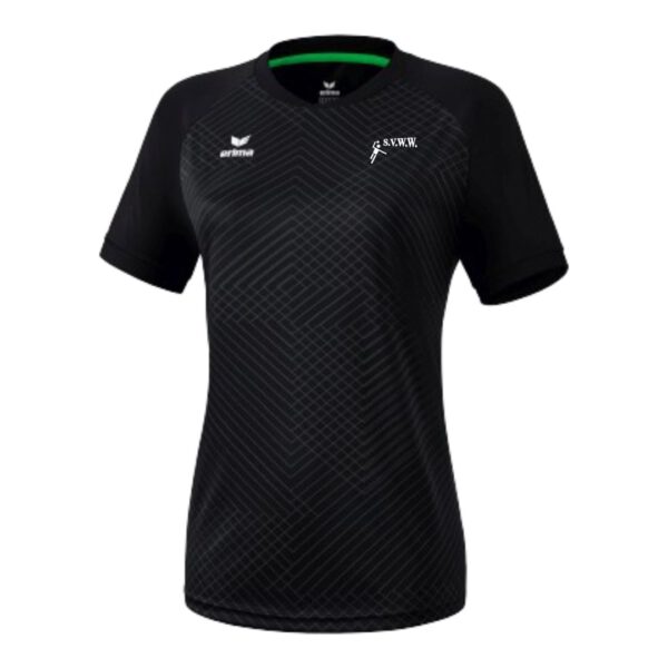 afbeelding Erima trainingsshirt svww zwart naam kleur wit