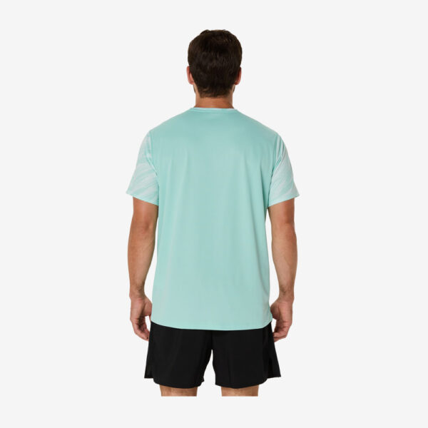 afbeelding Asics Core all over print sportshirt kleur goen heren