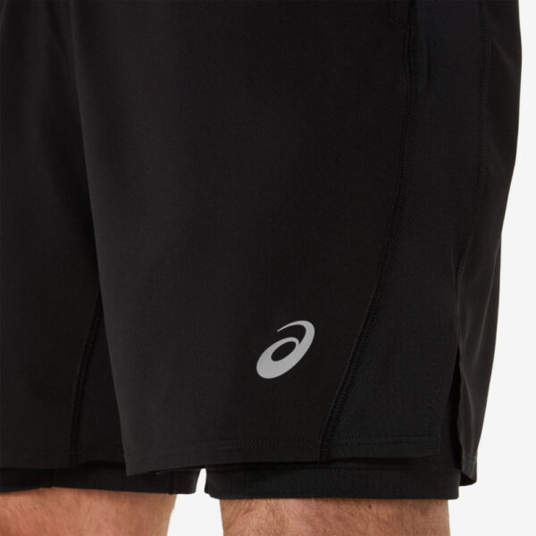 Afbeelding Asics Core 2-in-1 short hardloopbroek zwart