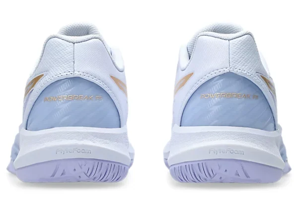 Asics Powerbreak FF- Indoorschoenen - Dames- lichtblauw/champagne - Afbeelding 4
