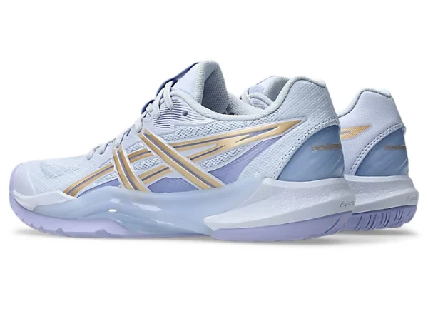 Asics Powerbreak FF- Indoorschoenen - Dames- lichtblauw/champagne - Afbeelding 2