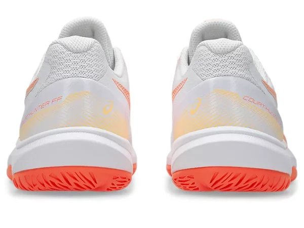 Asics Court Hunter FF - Indoorschoenen - Dames - wit/oranje - Afbeelding 3