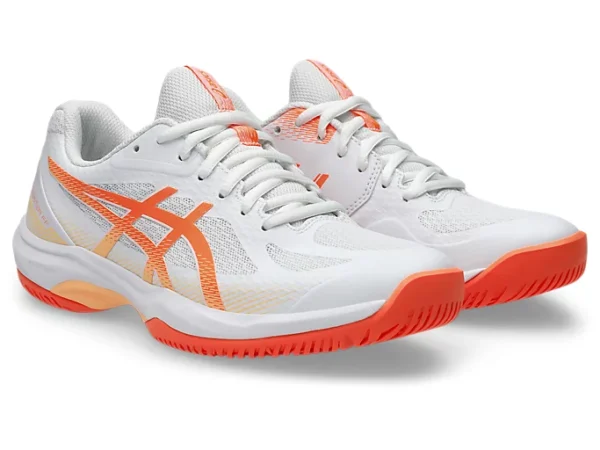 Asics Court Hunter FF - Indoorschoenen - Dames - wit/oranje - Afbeelding 4