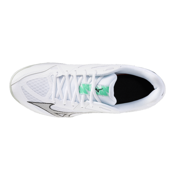 Mizuno Thunder Blade Z - Indoorschoenen - Unisex - Wit/Zwart/Frozen Emerald - Afbeelding 4