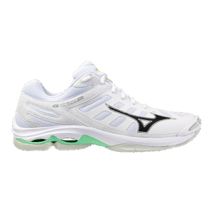 Mizuno Wave Voltage 2  - Indoorschoenen - Unisex - Wit/Zwart/Frozen Emerald