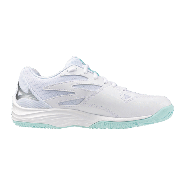 Mizuno Thunder Blade Z - Indoorschoenen - Dames - Wit/Blauwe tint