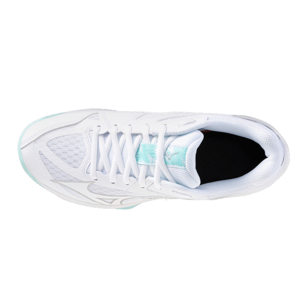 Mizuno Thunder Blade Z - Indoorschoenen - Dames - Wit/Blauwe tint - Afbeelding 2