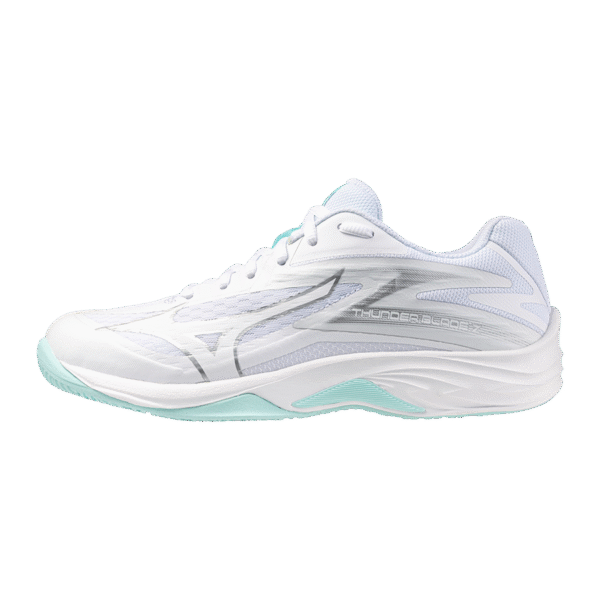 Mizuno Thunder Blade Z - Indoorschoenen - Dames - Wit/Blauwe tint - Afbeelding 5