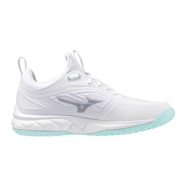 Mizuno Wave Luminous 3 - Indoorschoenen - Dames - Wit/Blauwe tint - Afbeelding 3