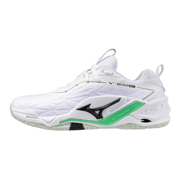 Mizuno Wave Stealth Neo 2 - Handbalschoenen - Heren- Wit/Zwart/Frozen Emerald - Afbeelding 5