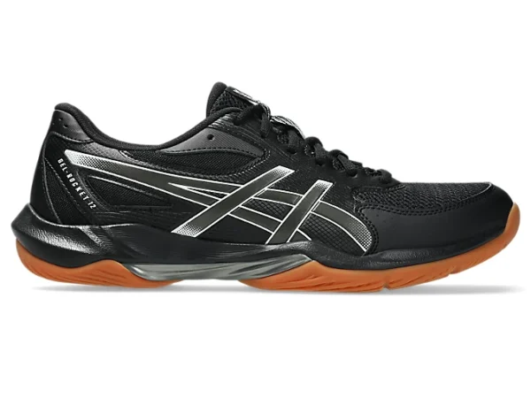 Asics Gel Rocket 12 - Indoorschoenen - Heren - Zwart/Zilver
