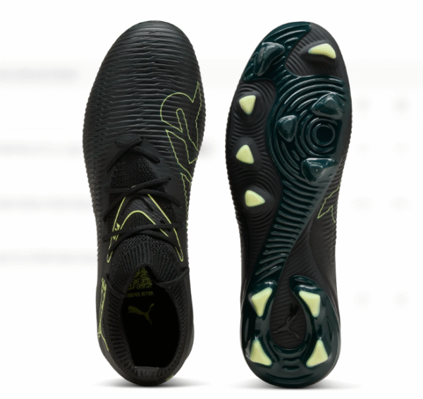 Puma Future Match 8 - Voetbalschoenen - Senior - Zwart/Fluorgroen - Afbeelding 2