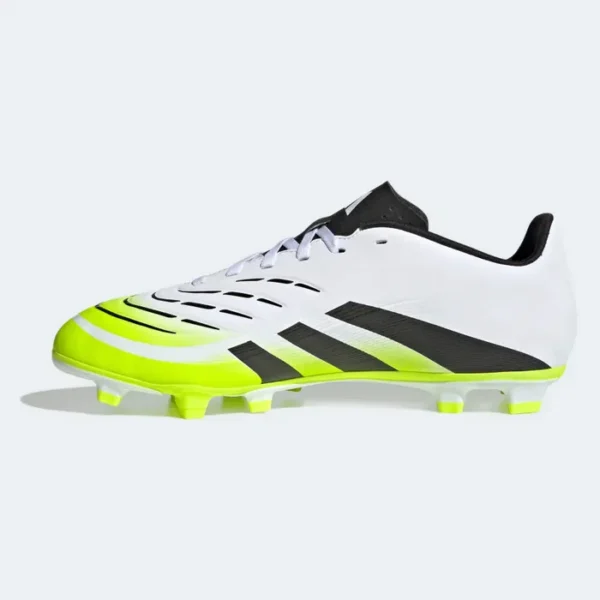 Adidas Predator Club - Unisex -  Voetbalschoenen - wit/zwart/neon geel - Afbeelding 5