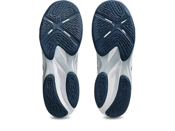 Asics Netburner Ballistic FF 4 – Indoorschoenen – Heren - Wit/Mako Blauw - Afbeelding 3