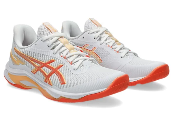 Netburner Ballistic FF 4 – Indoorschoenen – Dames - Wit/Oranje/Koraal - Afbeelding 2