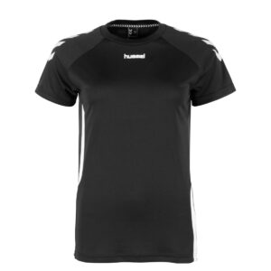 Hummel Shirt- Sportshirt - Dames  - Zwart/Wit