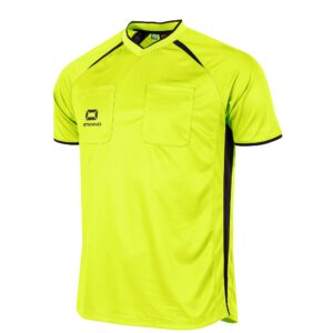 Alternative view of Stanno Bergamo Referee T-Shirt II - Scheidsrechtershirt Geel
