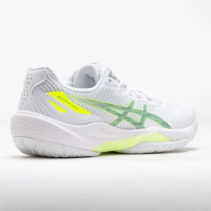 Alternative view of Asics Court Hunter FF Dames - Indoorschoenen - Wit/Blauw/Groen